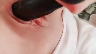 蜘蛛开店素颜高颜值女神露脸打屁股内射精液流出